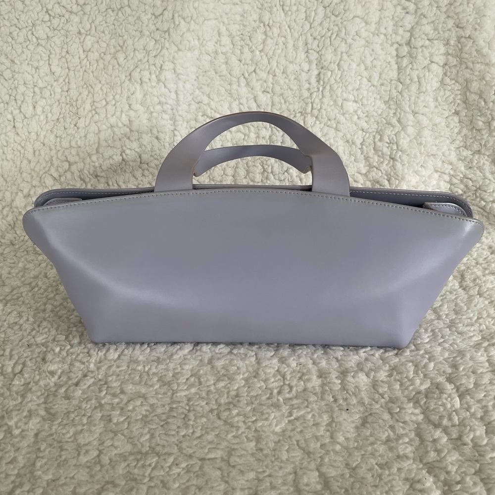 Furla Leather Shoulder Bag, Light Purple - Picture 2 of 10